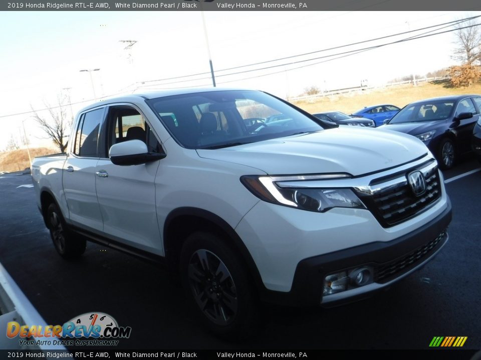 2019 Honda Ridgeline RTL-E AWD White Diamond Pearl / Black Photo #5