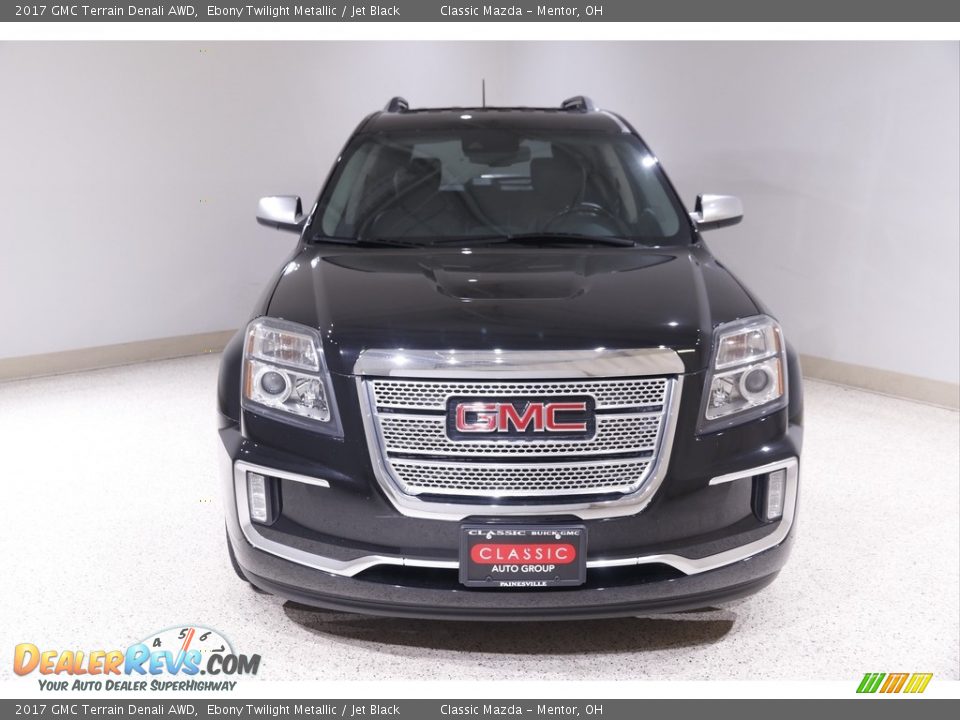 2017 GMC Terrain Denali AWD Ebony Twilight Metallic / Jet Black Photo #2