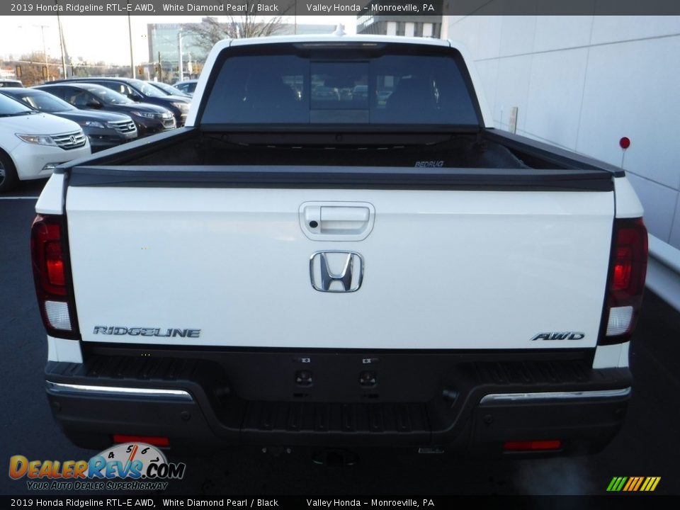 2019 Honda Ridgeline RTL-E AWD White Diamond Pearl / Black Photo #6