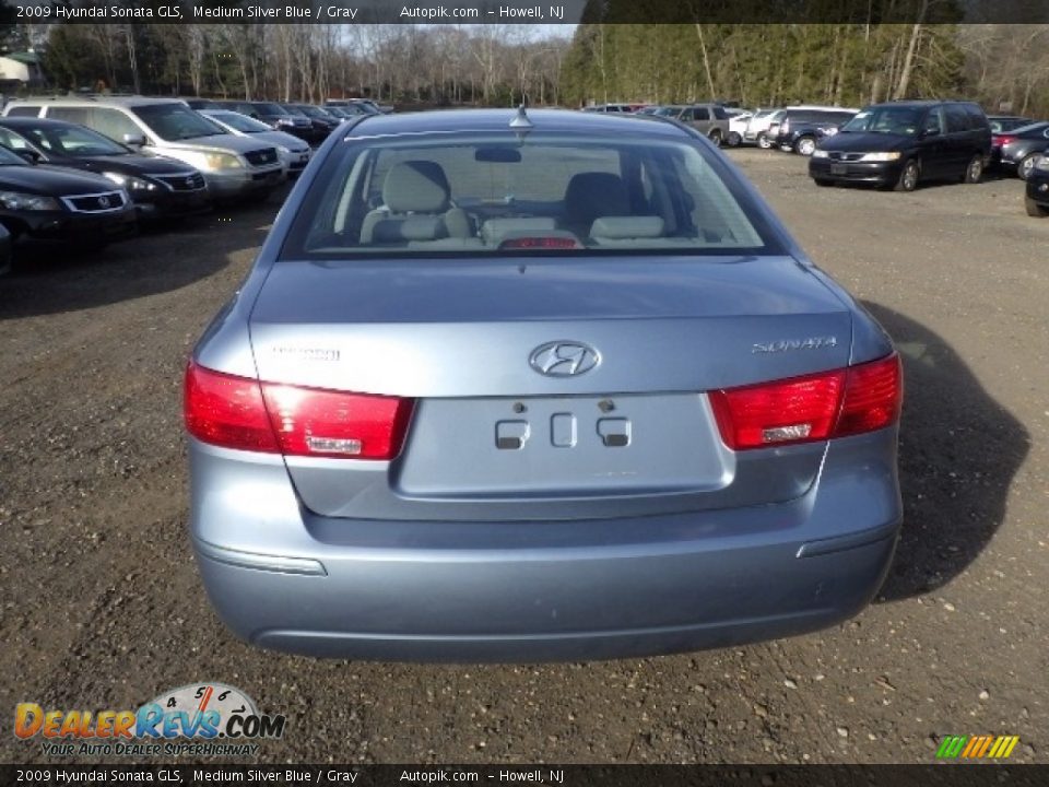 2009 Hyundai Sonata GLS Medium Silver Blue / Gray Photo #5