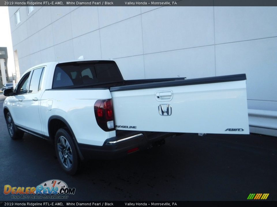 2019 Honda Ridgeline RTL-E AWD White Diamond Pearl / Black Photo #9