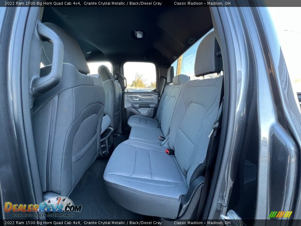 2022 Ram 1500 Big Horn Quad Cab 4x4 Granite Crystal Metallic / Black/Diesel Gray Photo #3