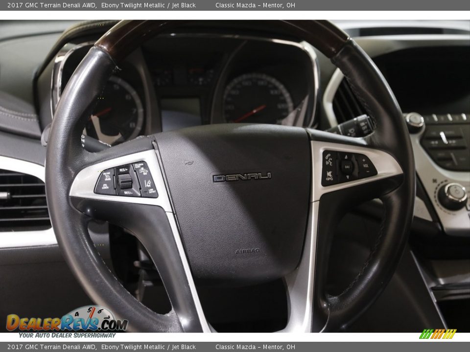 2017 GMC Terrain Denali AWD Ebony Twilight Metallic / Jet Black Photo #7