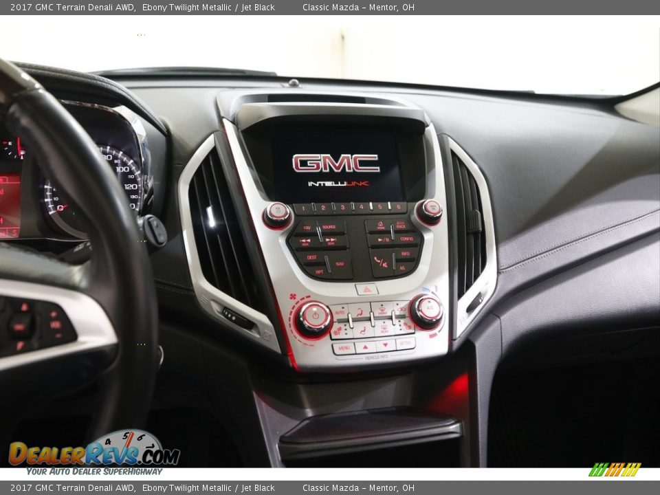 2017 GMC Terrain Denali AWD Ebony Twilight Metallic / Jet Black Photo #9