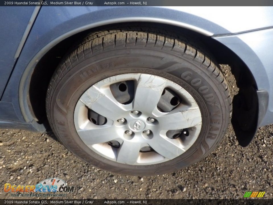 2009 Hyundai Sonata GLS Medium Silver Blue / Gray Photo #13