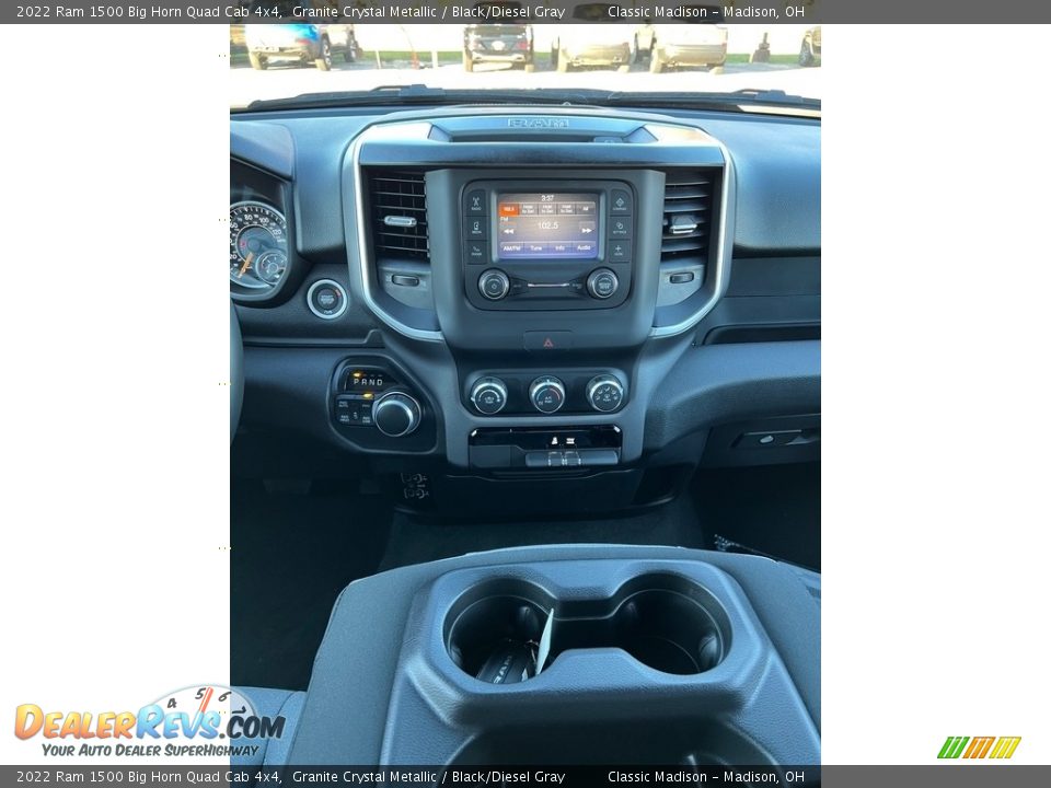 2022 Ram 1500 Big Horn Quad Cab 4x4 Granite Crystal Metallic / Black/Diesel Gray Photo #6