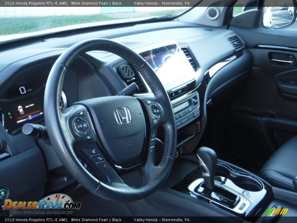 2019 Honda Ridgeline RTL-E AWD White Diamond Pearl / Black Photo #14