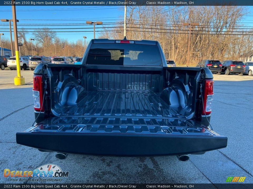 2022 Ram 1500 Big Horn Quad Cab 4x4 Granite Crystal Metallic / Black/Diesel Gray Photo #11