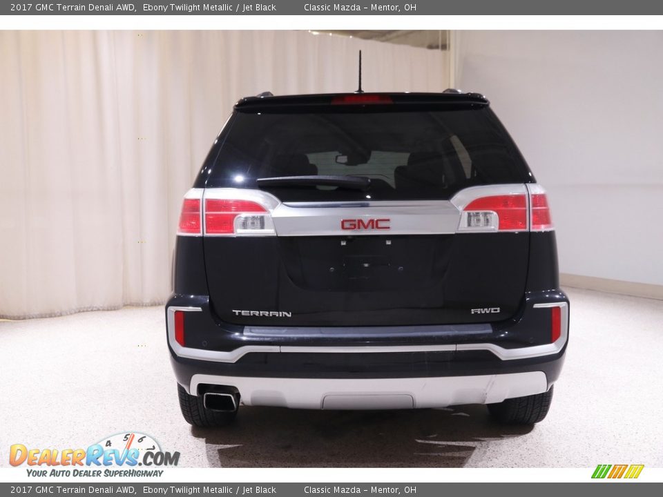 2017 GMC Terrain Denali AWD Ebony Twilight Metallic / Jet Black Photo #17