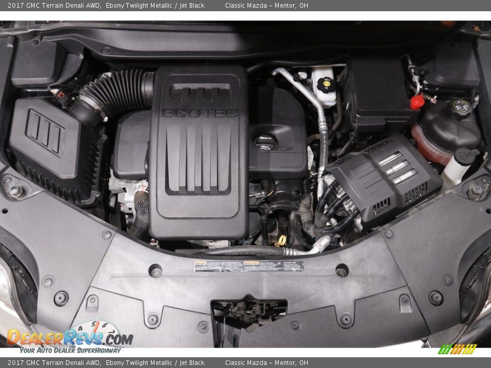 2017 GMC Terrain Denali AWD Ebony Twilight Metallic / Jet Black Photo #18