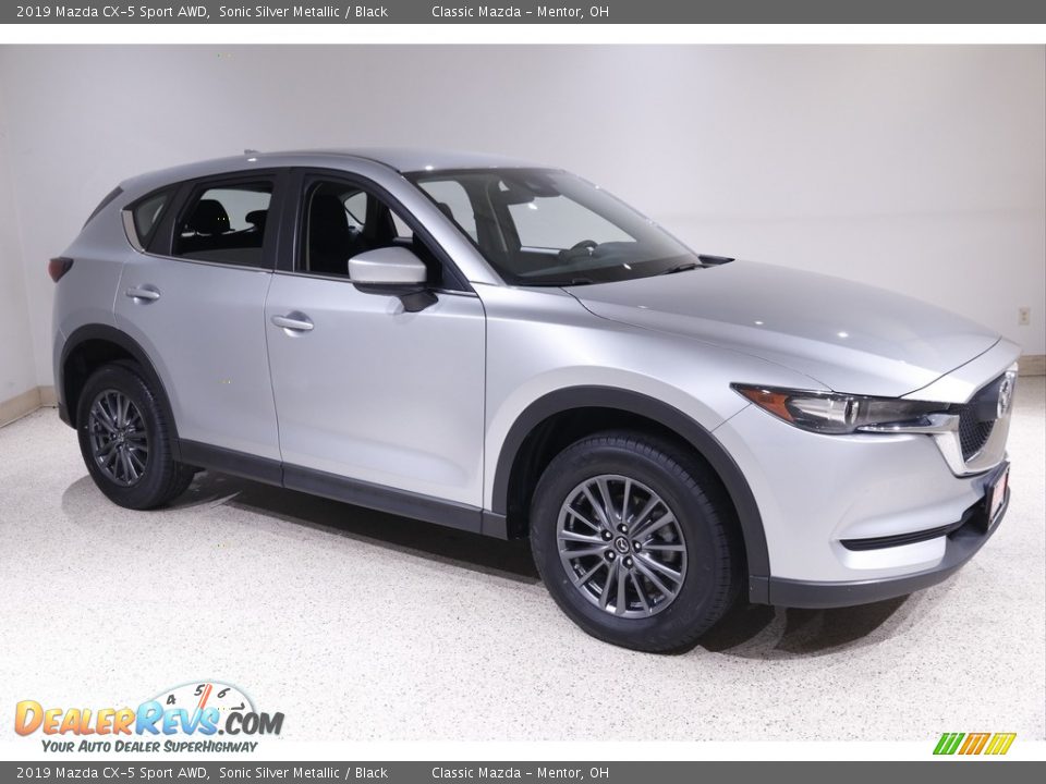 2019 Mazda CX-5 Sport AWD Sonic Silver Metallic / Black Photo #1