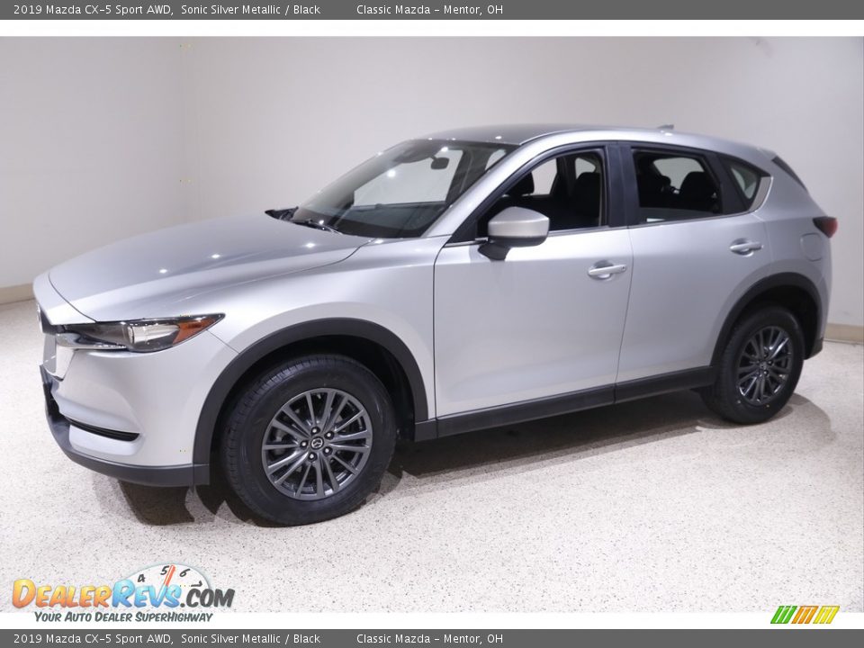 2019 Mazda CX-5 Sport AWD Sonic Silver Metallic / Black Photo #3