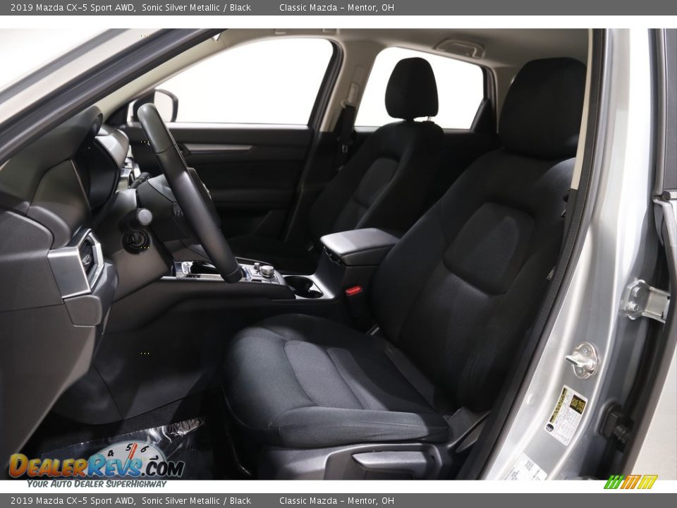 2019 Mazda CX-5 Sport AWD Sonic Silver Metallic / Black Photo #5