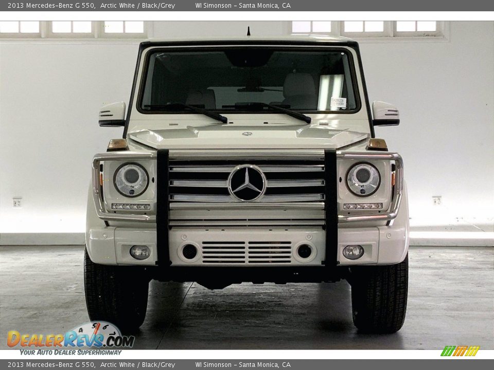 2013 Mercedes-Benz G 550 Arctic White / Black/Grey Photo #2