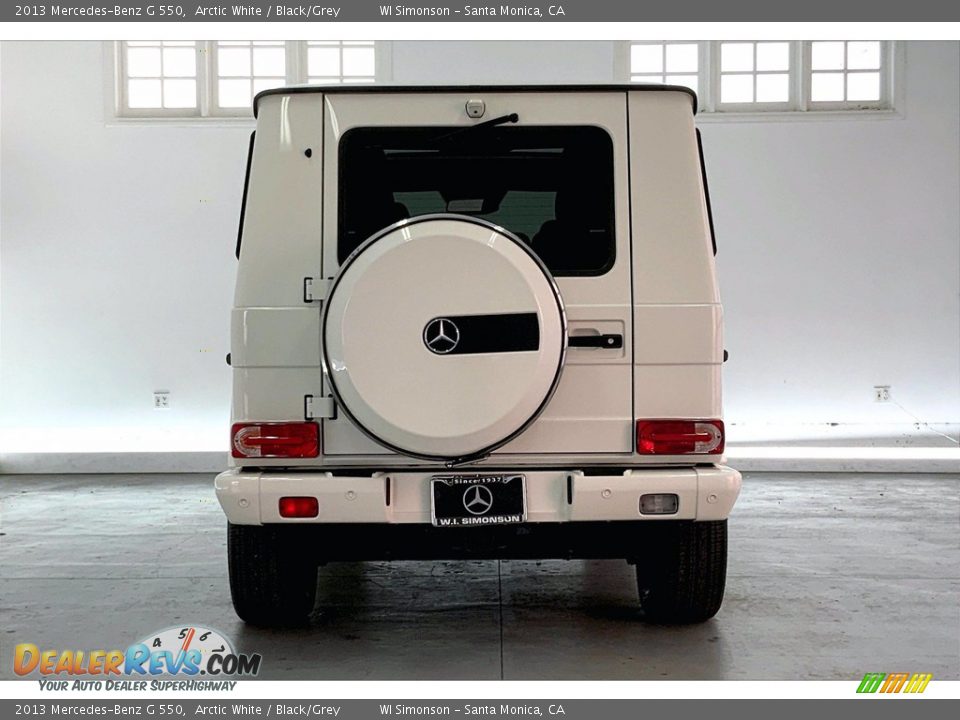 2013 Mercedes-Benz G 550 Arctic White / Black/Grey Photo #3