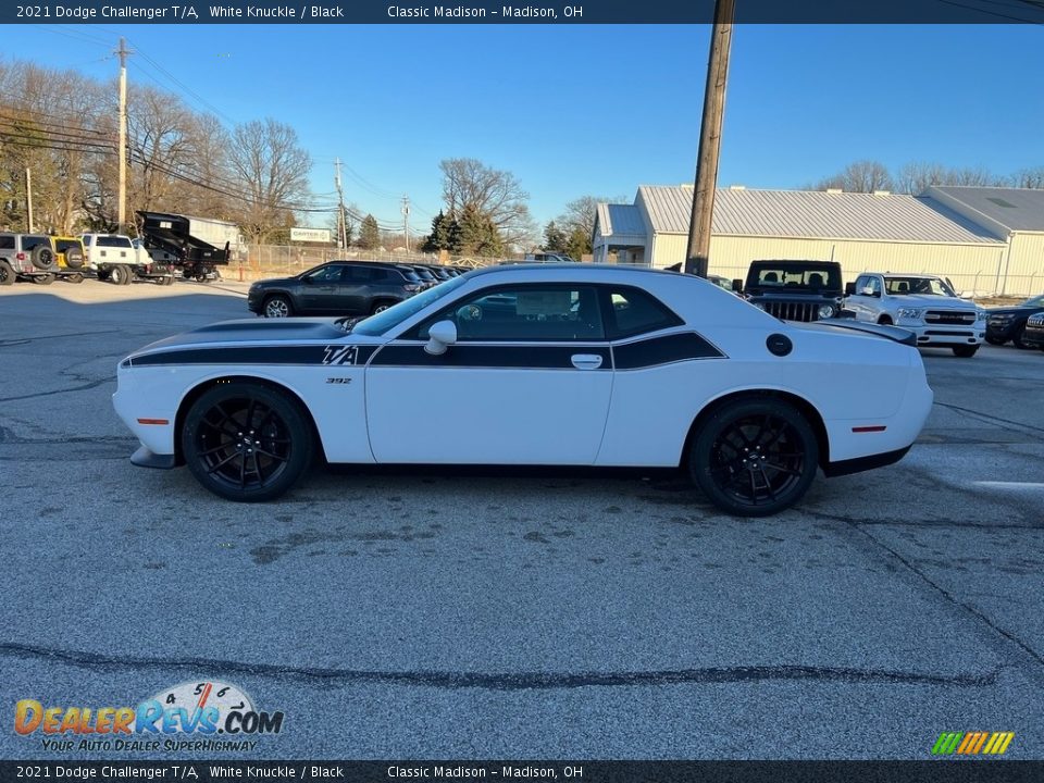 2021 Dodge Challenger T/A White Knuckle / Black Photo #8