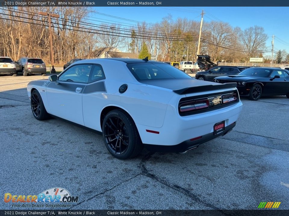2021 Dodge Challenger T/A White Knuckle / Black Photo #9