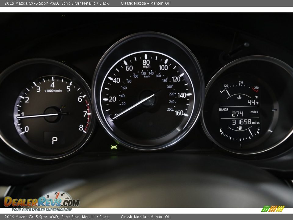 2019 Mazda CX-5 Sport AWD Sonic Silver Metallic / Black Photo #8