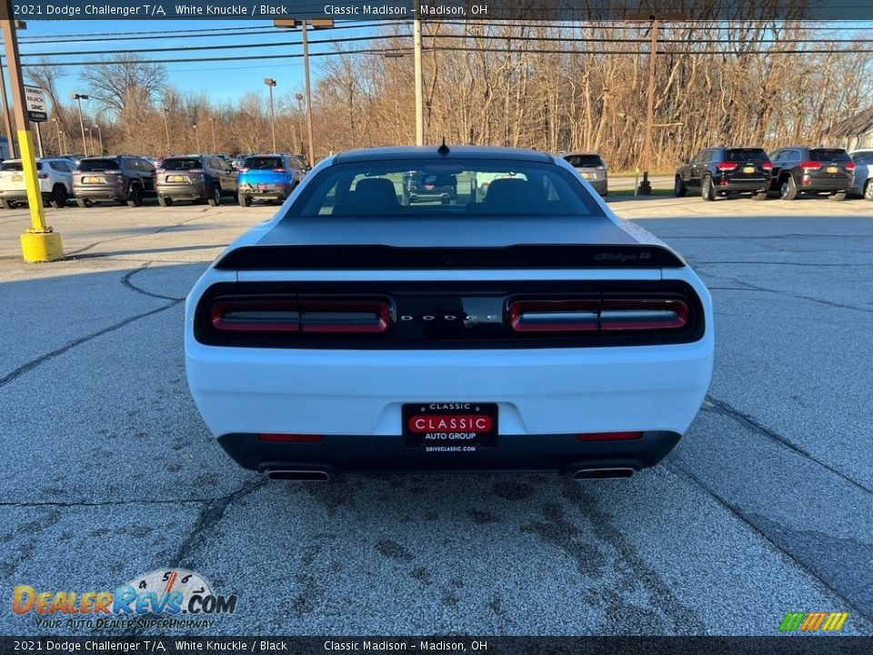2021 Dodge Challenger T/A White Knuckle / Black Photo #10