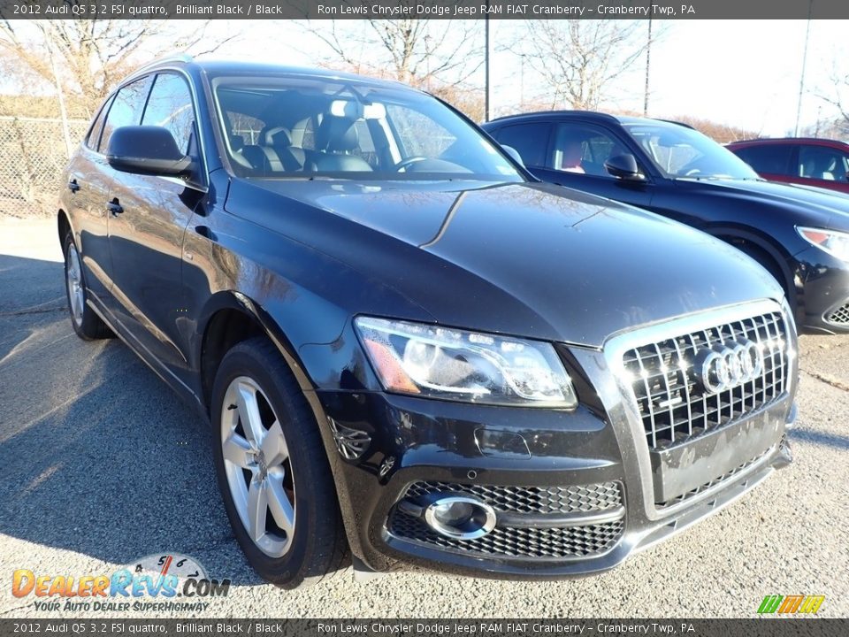 2012 Audi Q5 3.2 FSI quattro Brilliant Black / Black Photo #2