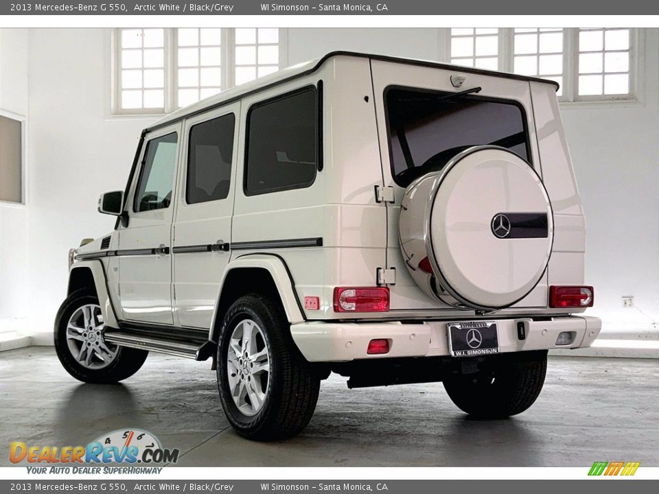 2013 Mercedes-Benz G 550 Arctic White / Black/Grey Photo #9