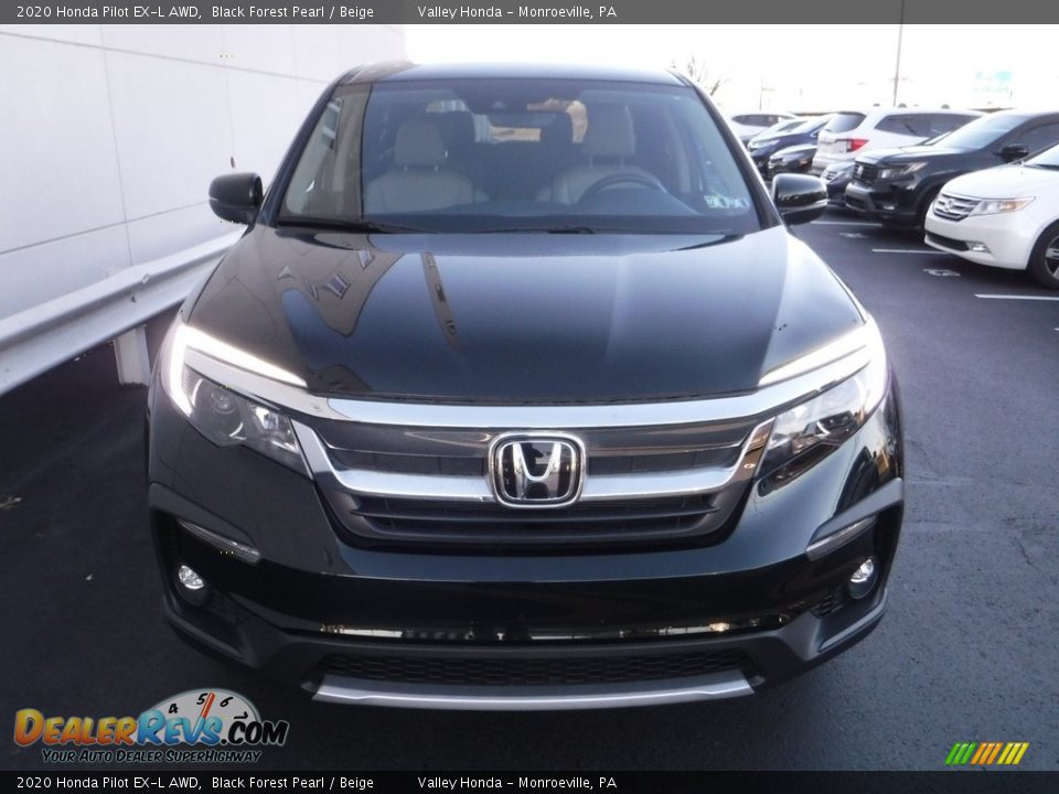 2020 Honda Pilot EX-L AWD Black Forest Pearl / Beige Photo #4