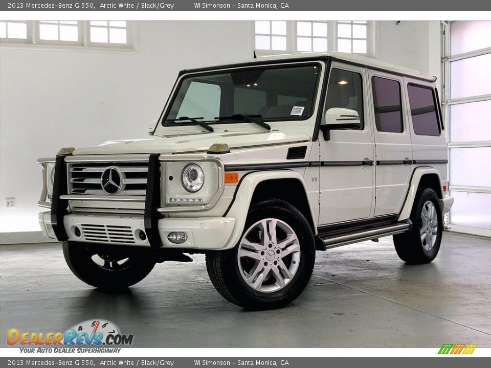 2013 Mercedes-Benz G 550 Arctic White / Black/Grey Photo #11