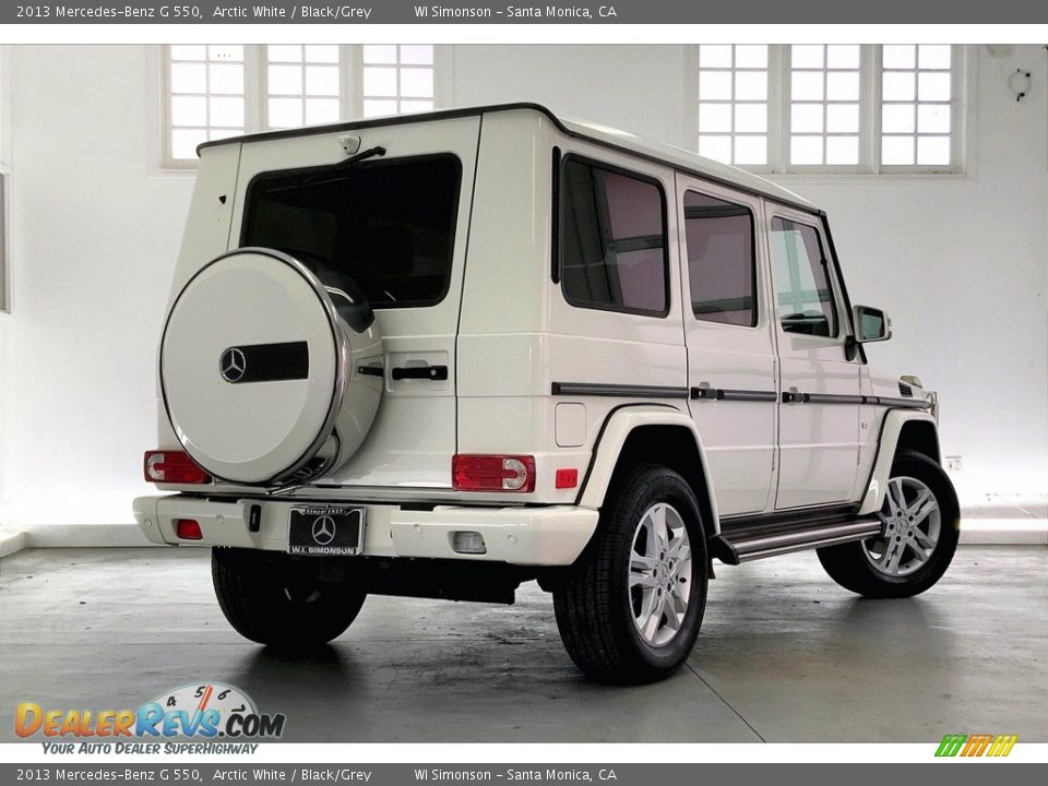 2013 Mercedes-Benz G 550 Arctic White / Black/Grey Photo #12