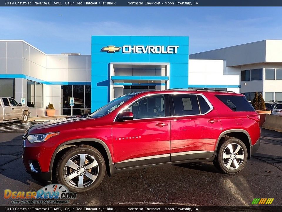 2019 Chevrolet Traverse LT AWD Cajun Red Tintcoat / Jet Black Photo #1