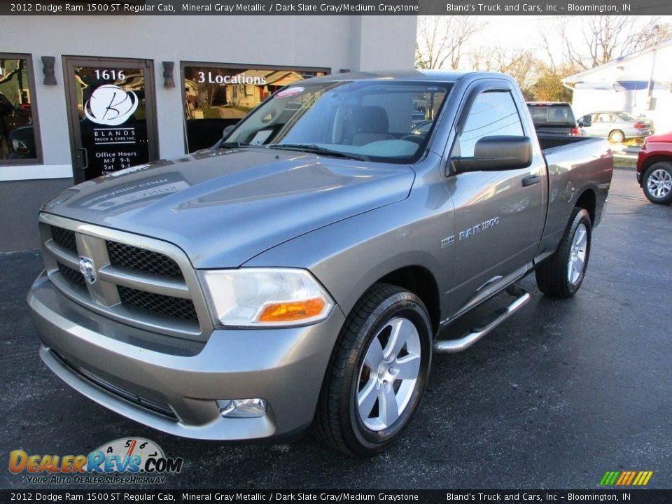 2012 Dodge Ram 1500 ST Regular Cab Mineral Gray Metallic / Dark Slate Gray/Medium Graystone Photo #2