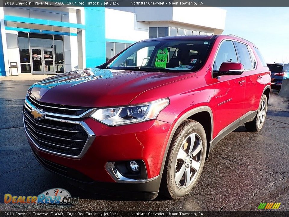 2019 Chevrolet Traverse LT AWD Cajun Red Tintcoat / Jet Black Photo #2