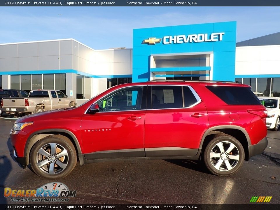 2019 Chevrolet Traverse LT AWD Cajun Red Tintcoat / Jet Black Photo #3