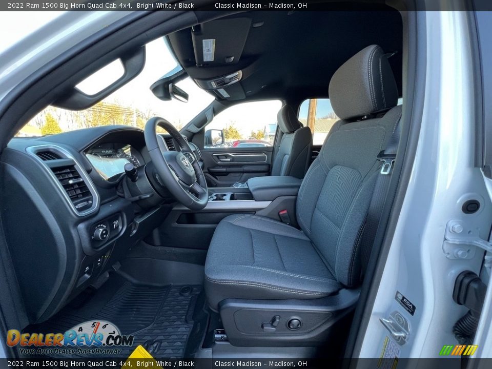 2022 Ram 1500 Big Horn Quad Cab 4x4 Bright White / Black Photo #2