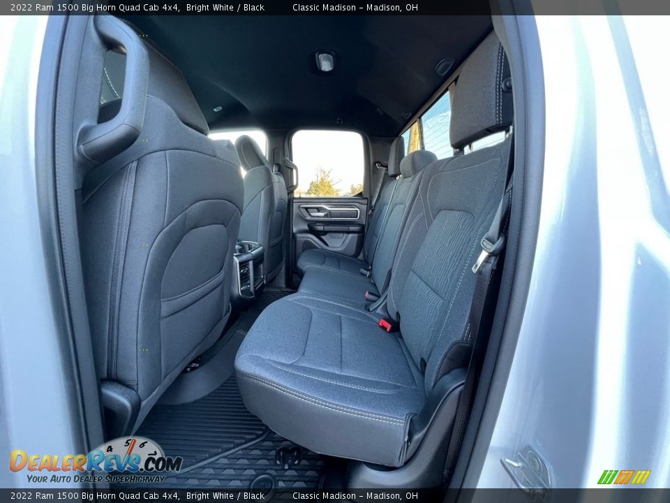 2022 Ram 1500 Big Horn Quad Cab 4x4 Bright White / Black Photo #3