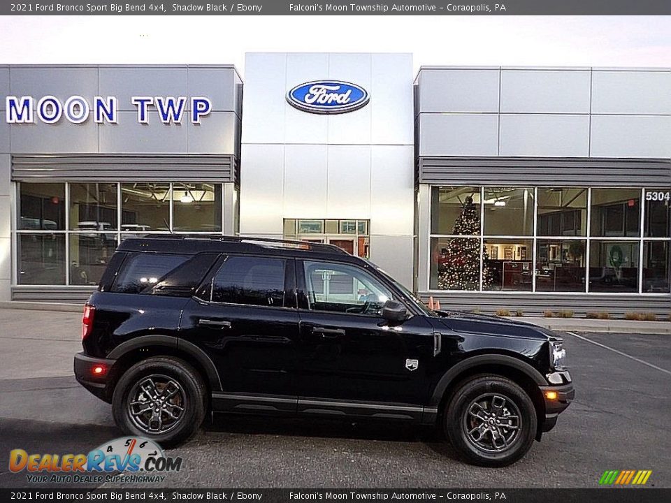 2021 Ford Bronco Sport Big Bend 4x4 Shadow Black / Ebony Photo #1