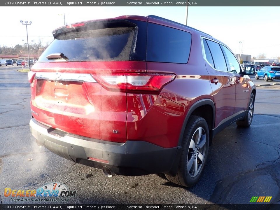 2019 Chevrolet Traverse LT AWD Cajun Red Tintcoat / Jet Black Photo #8