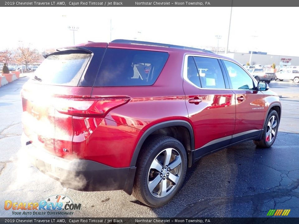 2019 Chevrolet Traverse LT AWD Cajun Red Tintcoat / Jet Black Photo #9