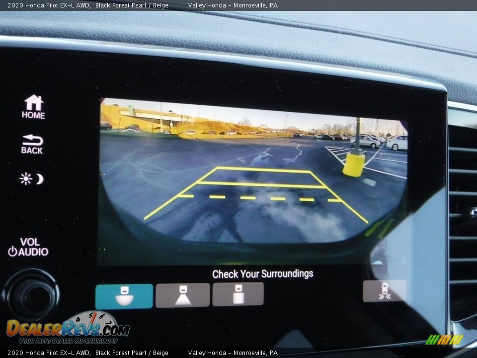 2020 Honda Pilot EX-L AWD Black Forest Pearl / Beige Photo #20