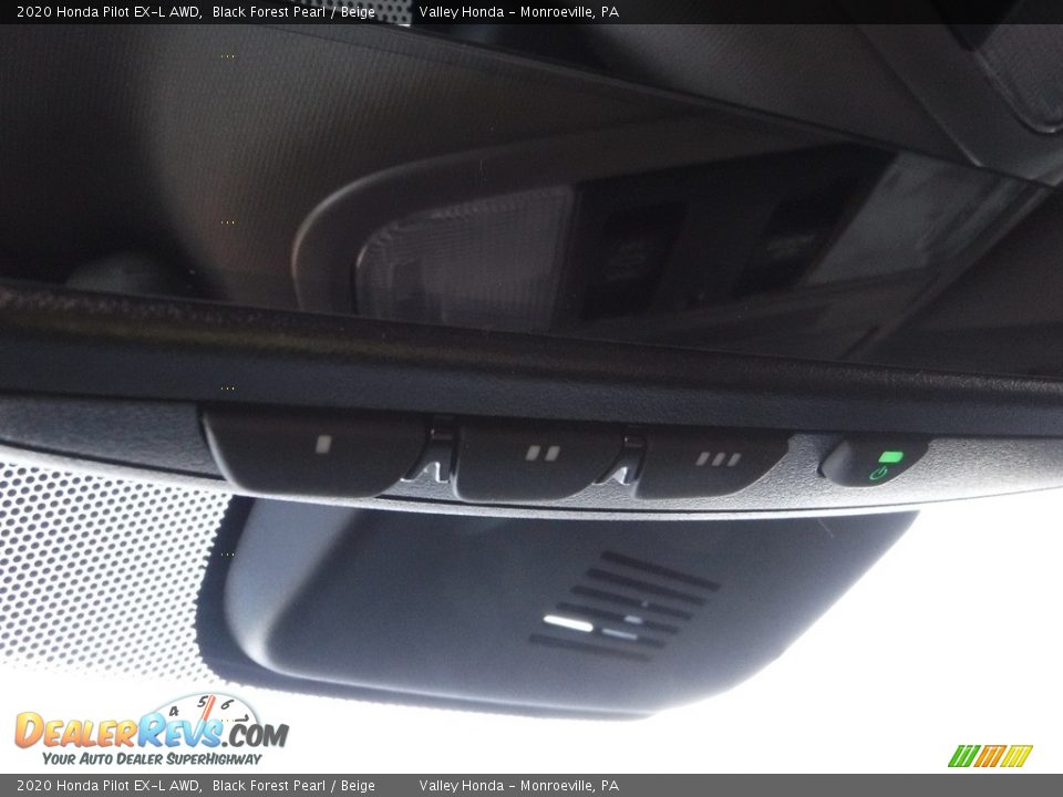 2020 Honda Pilot EX-L AWD Black Forest Pearl / Beige Photo #21