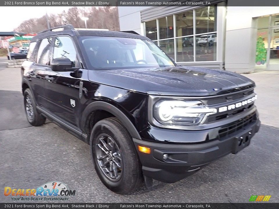 2021 Ford Bronco Sport Big Bend 4x4 Shadow Black / Ebony Photo #9