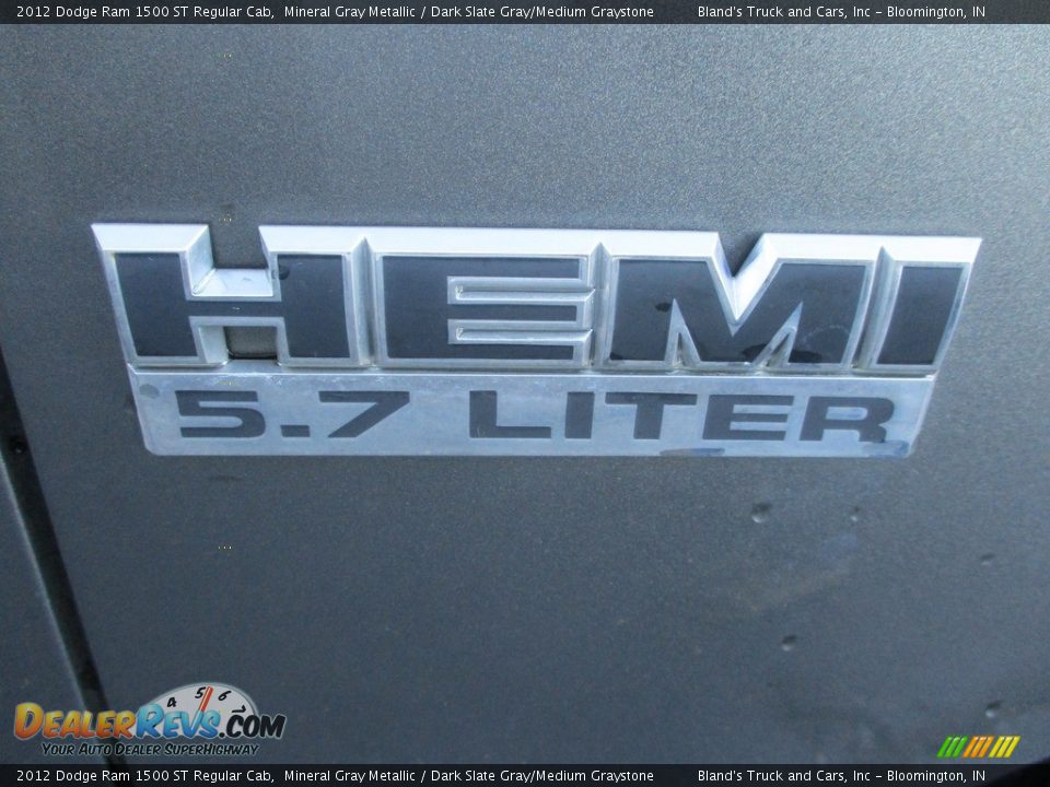 2012 Dodge Ram 1500 ST Regular Cab Mineral Gray Metallic / Dark Slate Gray/Medium Graystone Photo #22