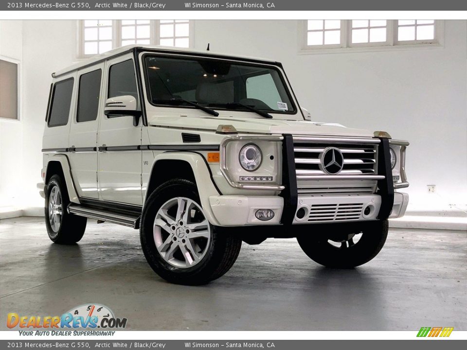 2013 Mercedes-Benz G 550 Arctic White / Black/Grey Photo #33