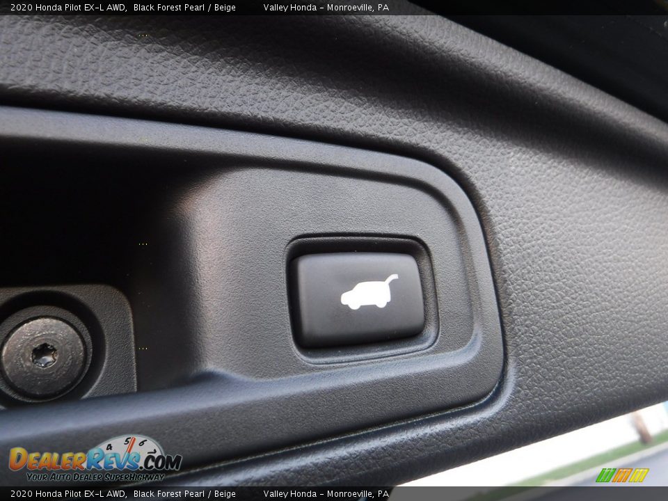 2020 Honda Pilot EX-L AWD Black Forest Pearl / Beige Photo #29