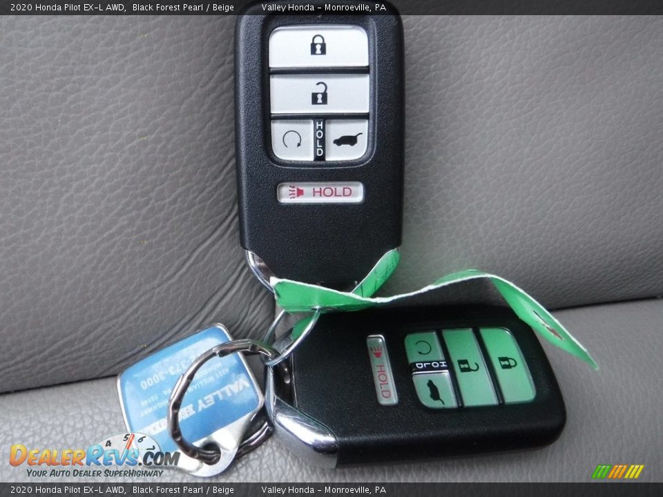 2020 Honda Pilot EX-L AWD Black Forest Pearl / Beige Photo #31
