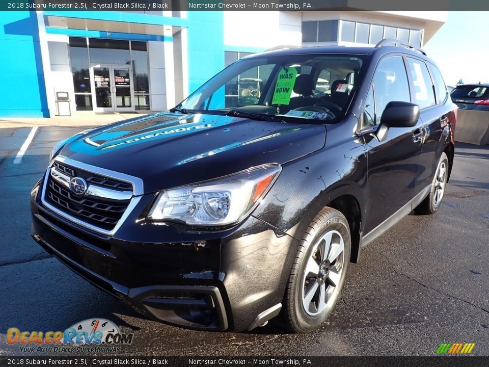 2018 Subaru Forester 2.5i Crystal Black Silica / Black Photo #2