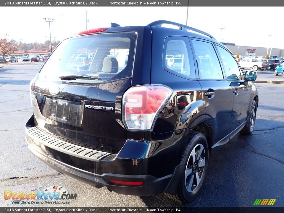 2018 Subaru Forester 2.5i Crystal Black Silica / Black Photo #8