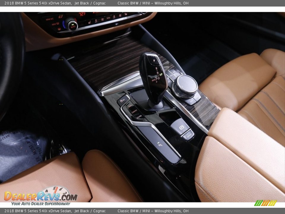 2018 BMW 5 Series 540i xDrive Sedan Jet Black / Cognac Photo #13