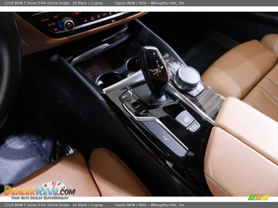 2018 BMW 5 Series 540i xDrive Sedan Jet Black / Cognac Photo #14