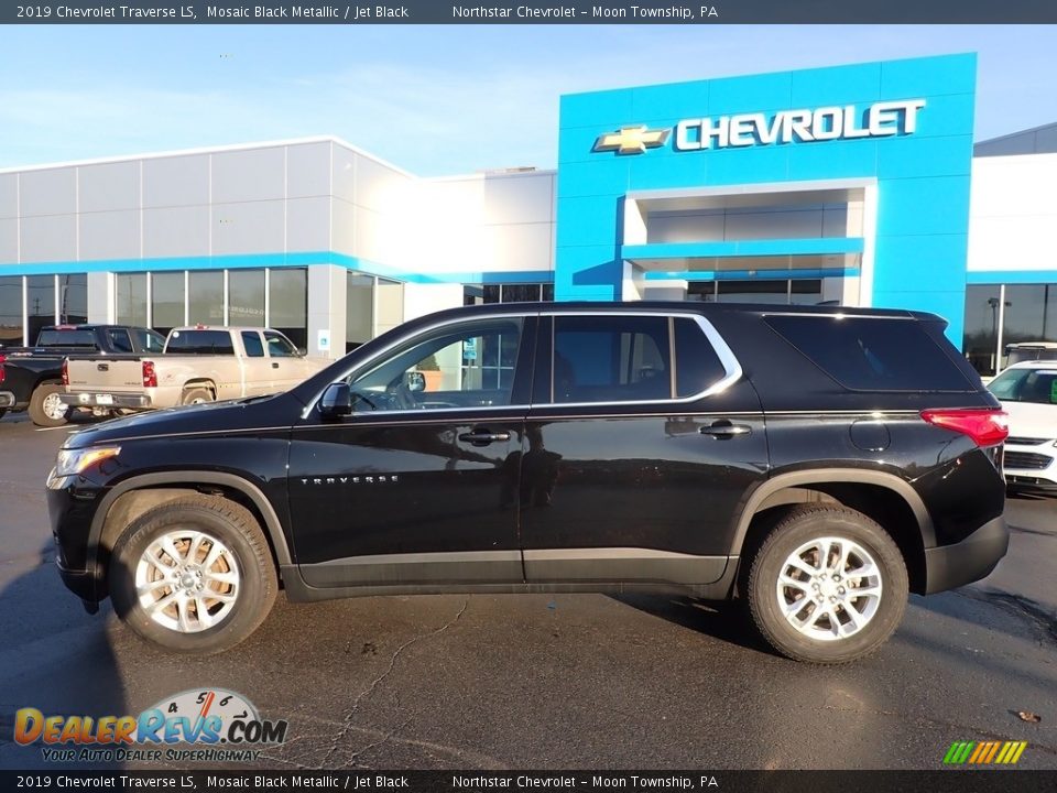 2019 Chevrolet Traverse LS Mosaic Black Metallic / Jet Black Photo #3