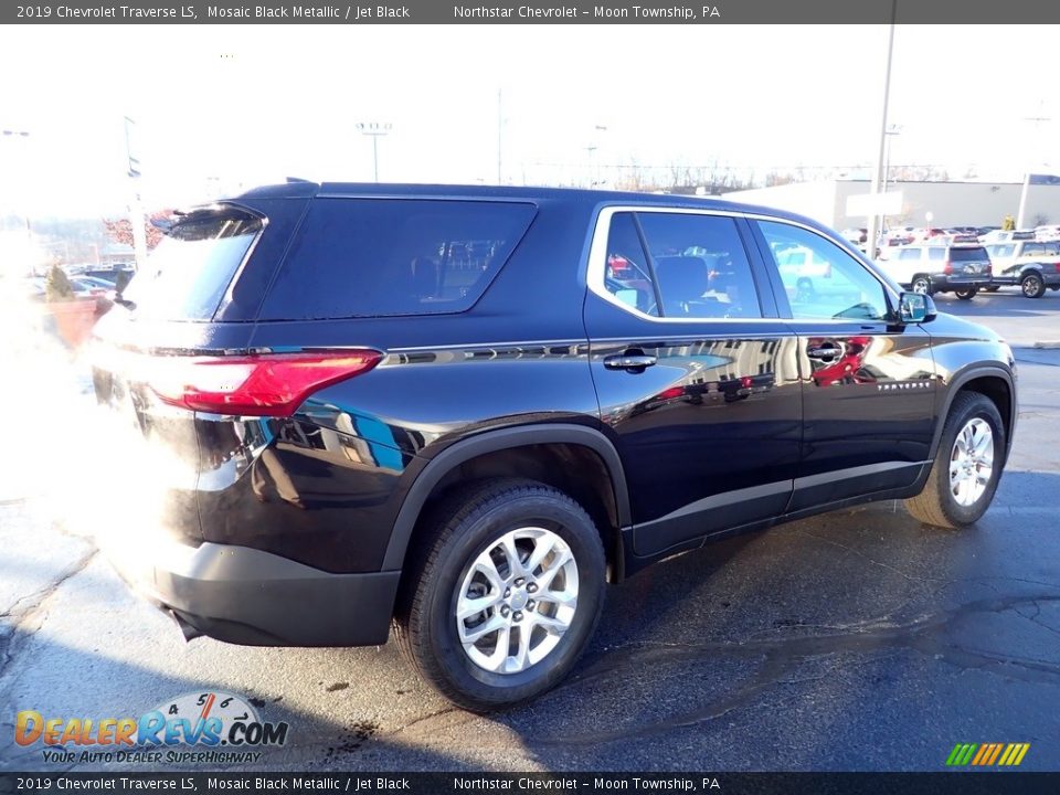 2019 Chevrolet Traverse LS Mosaic Black Metallic / Jet Black Photo #9